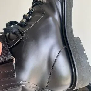 Valentino | Shoes | Valentino Kiv Men Combat Boots Black  display picture 3
